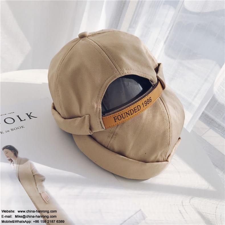 All Season Male Common Outdoor Leisure Korea Letter Printing Vintage Cotton Cap