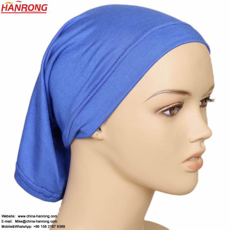 Yiwu Supply Muslim Ladies Pure Color Breathable Tie Dye Plain Seasonal Cotton Scarf Hijab Ropa