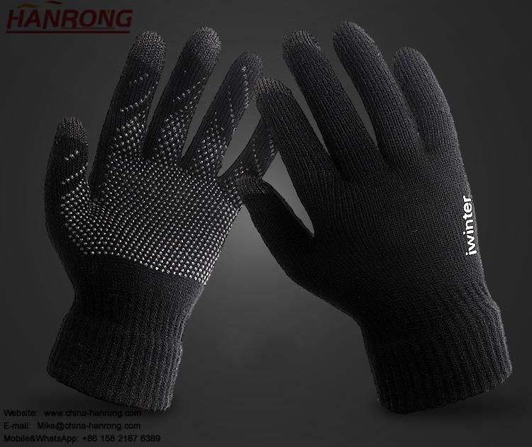 Fashion Keep Warm Touch Screen Gloves Non-slip Knitted Couple Models Gloves Wholesale