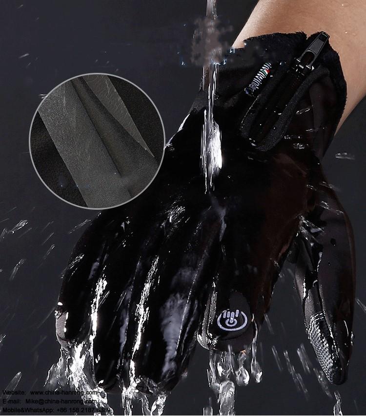 Men Classic Warmer Touch Screen Gloves Thicken Waterproof Diving Cloth Gloves Wholesale