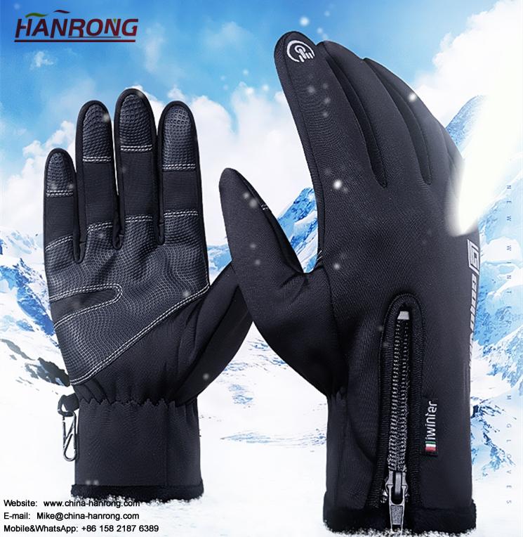 Keep Warm Touch Screen Gloves Thicken Waterproof Non-slip Diving Cloth Skiing Gloves